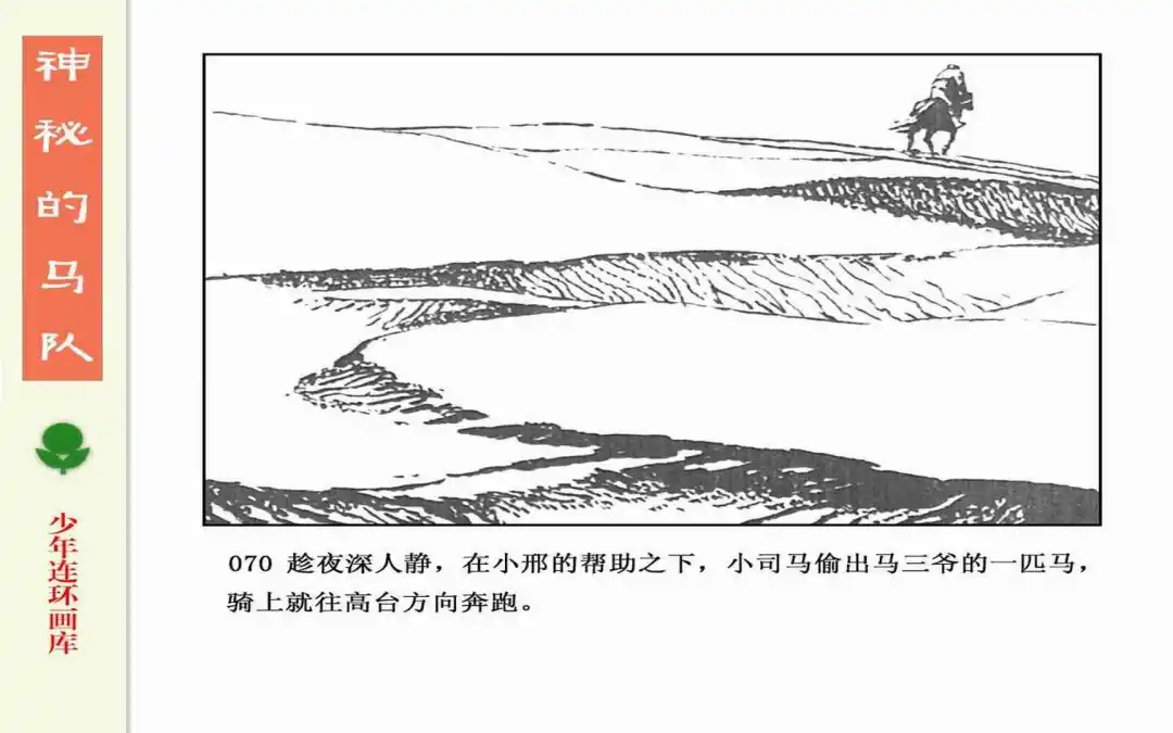 惊险战斗故事《神秘的马队》