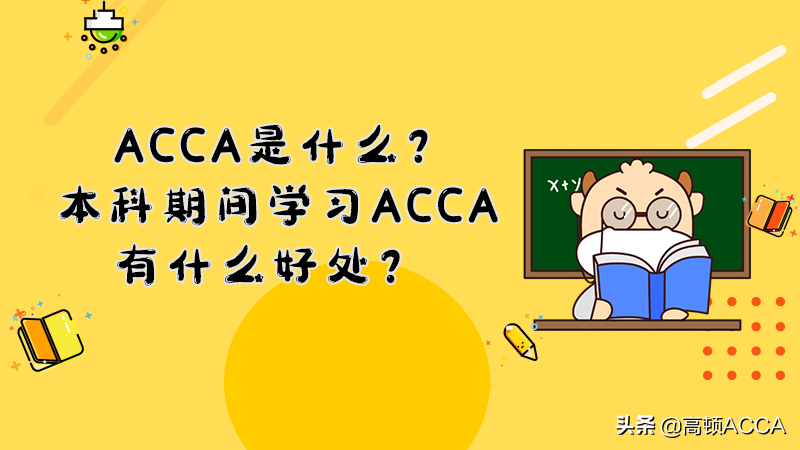 ACCA是什么？本科期间学习ACCA有什么好处？