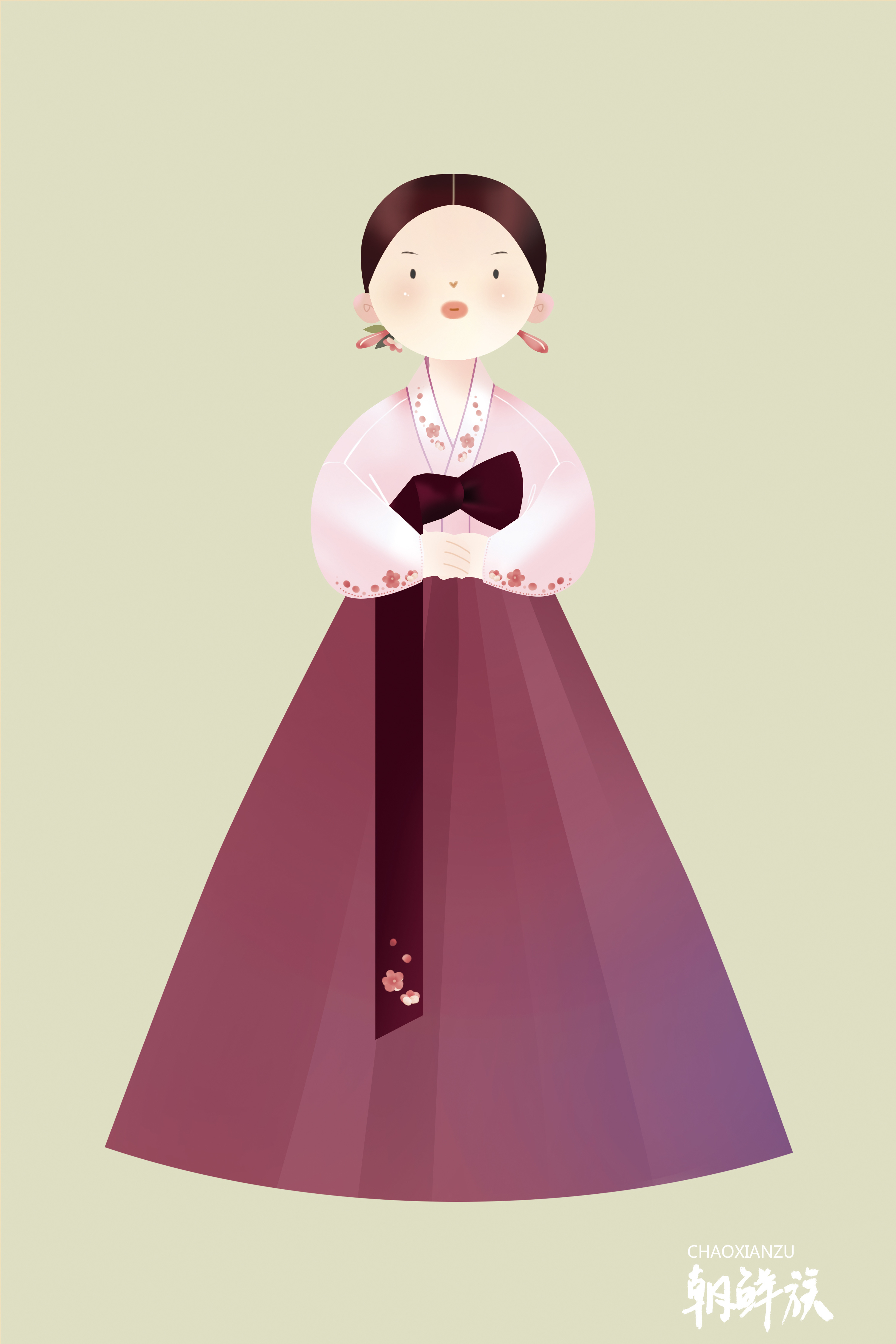 56个民族服饰图片大全(中国各民族传统服饰|插画 简直不要太可爱(第4