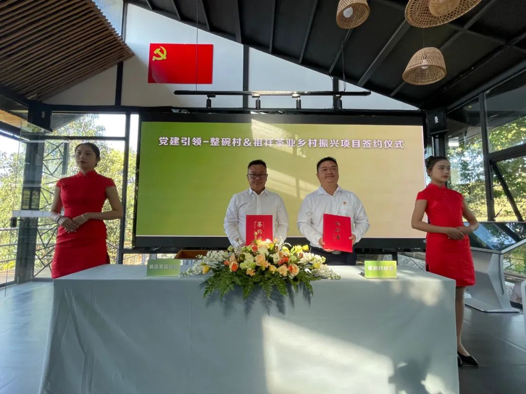 有机茶点亮乡村振兴路——南屏镇整碗村&祖祥茶业&云南农大携手乡村振兴项目签约