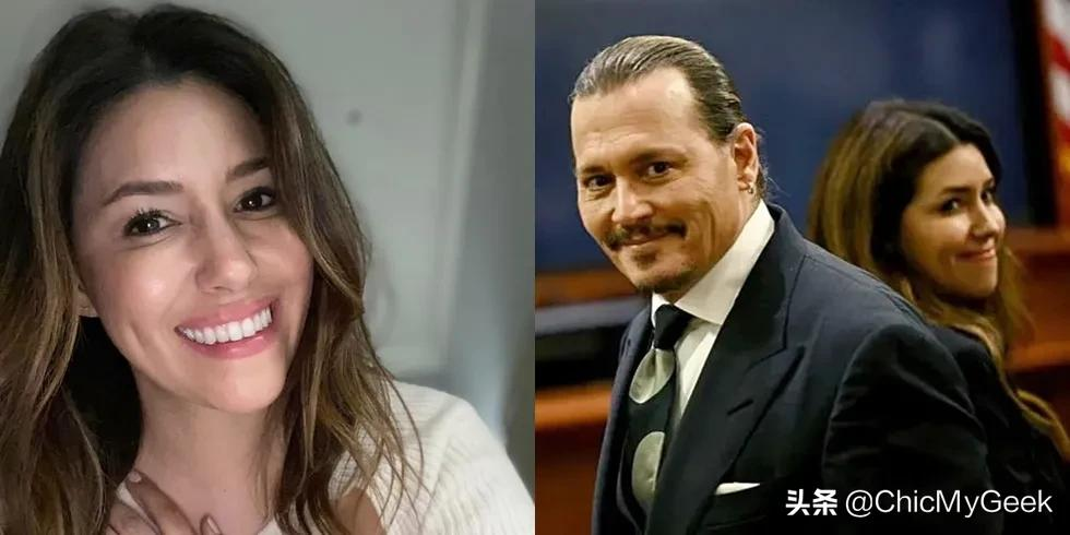 德普爆新恋情?和美女律师法庭咬耳朵暧昧对视,疯传燃爱火