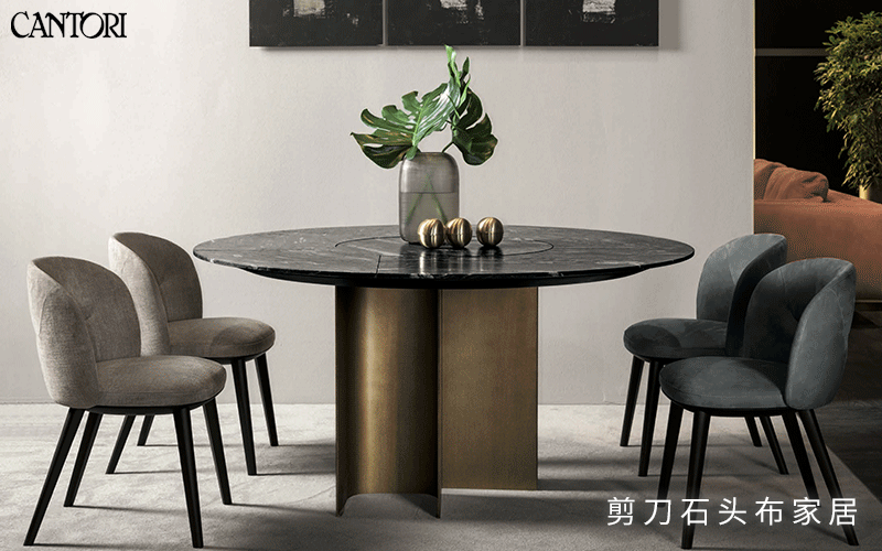 CANTORI意式輕奢餐桌，藝術(shù)品般的進(jìn)口家具