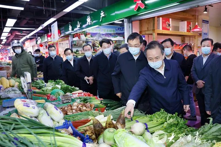 李干杰在济南调研安全生产和疫情防控工作