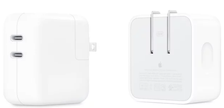 苹果公司刚刚推出了双C口的充电器