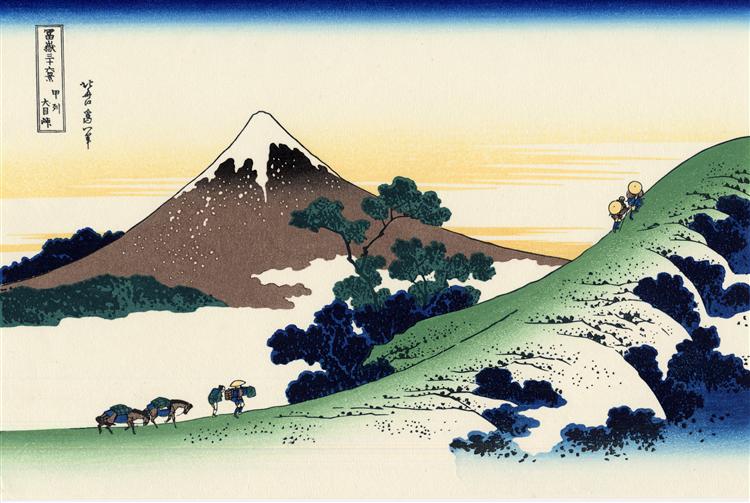 日本江户时代后期浮世绘画家葛饰北斋
