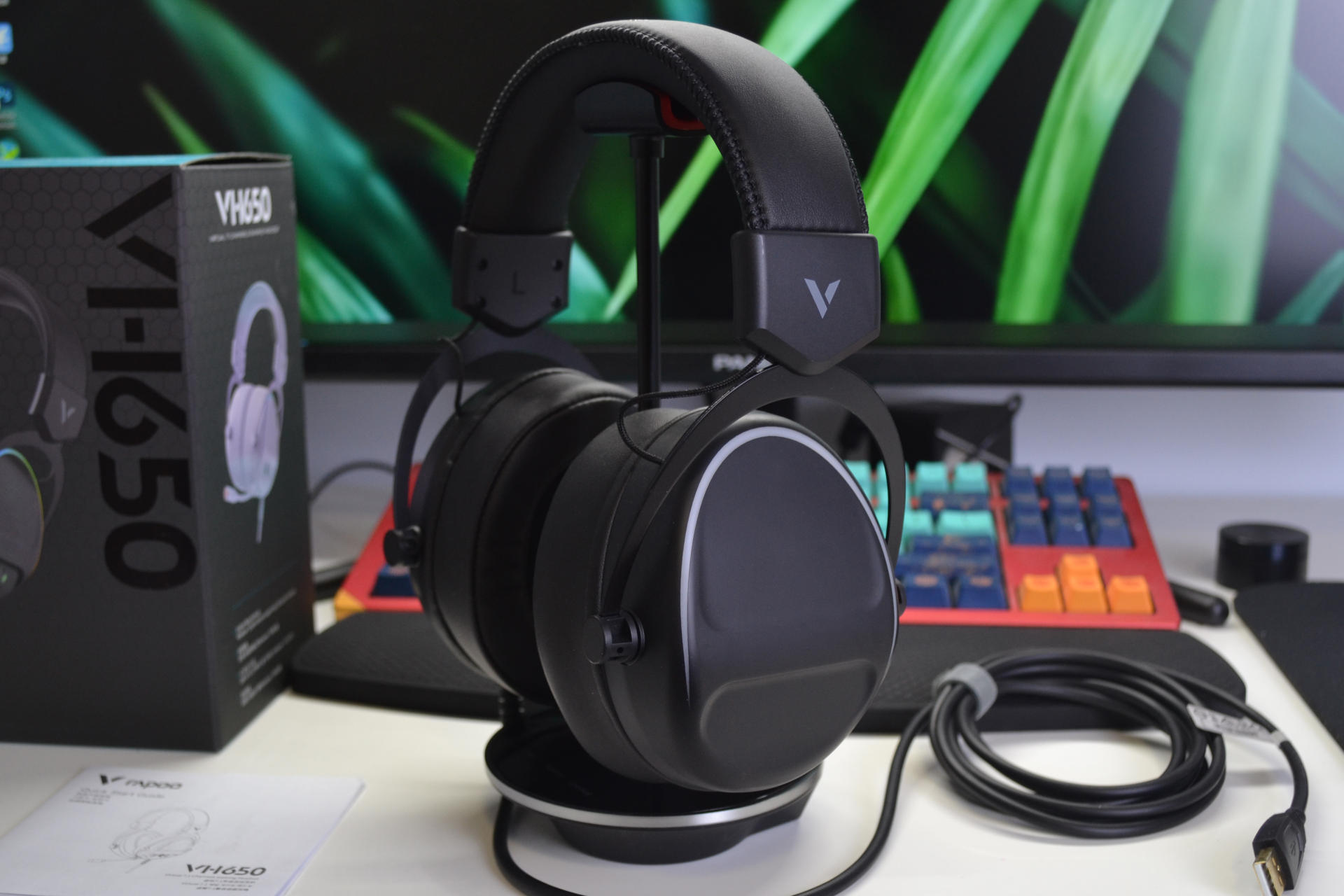 雷柏VH650游戏耳机 虚拟7.1声道 解密百战不殆