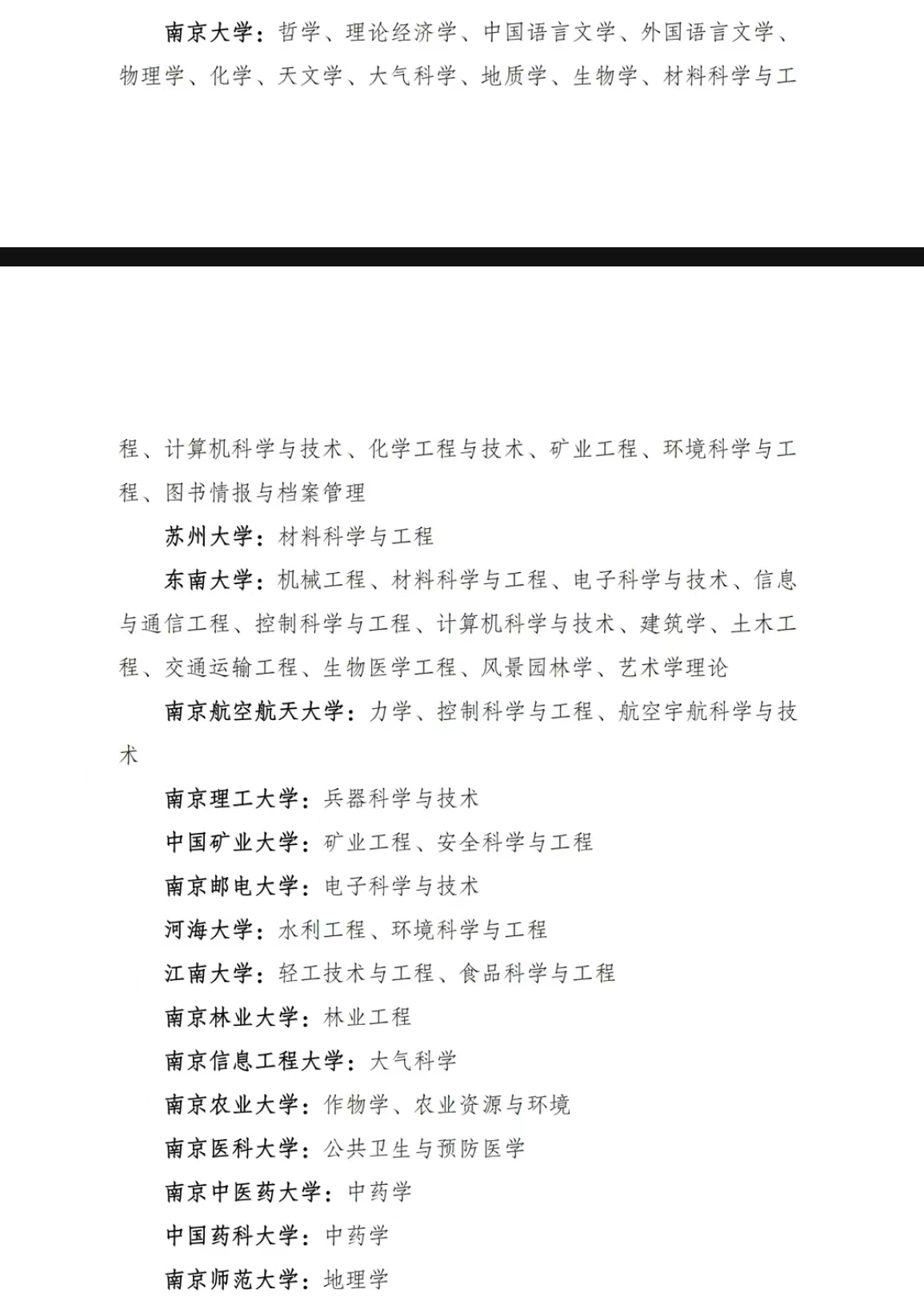 江苏最强3所双非院校再次无缘“双一流”，名额有限还是实力不济