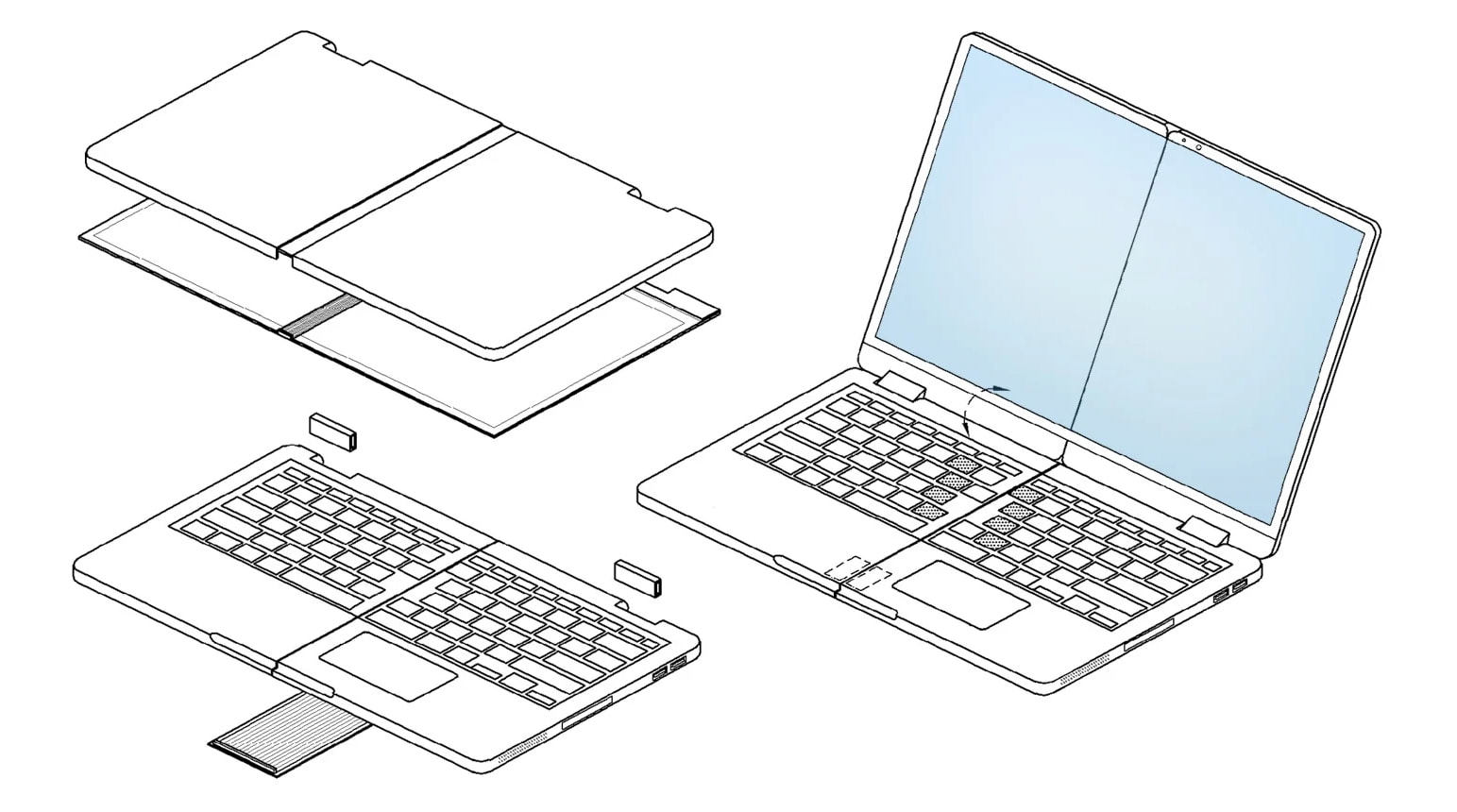 红魔游戏手机7证件照曝光；三星可折叠笔记本电脑专利公开