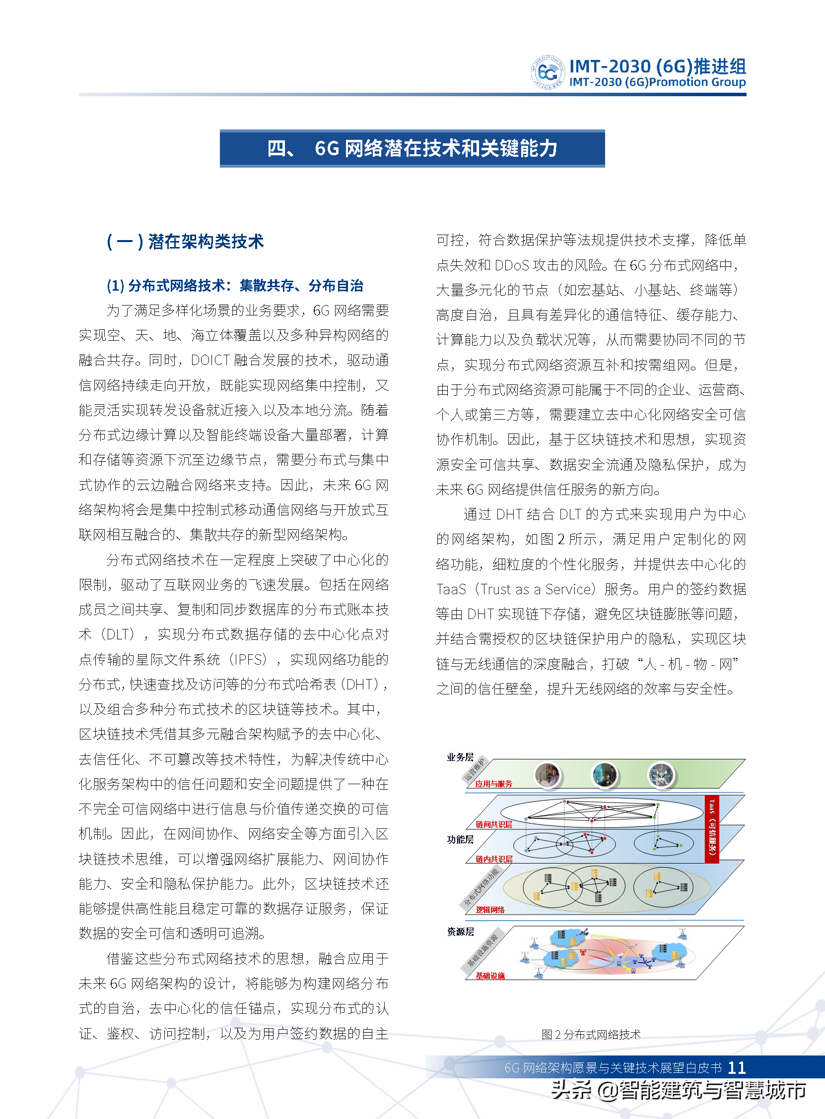 6G网络架构远景与关键技术展望白皮书