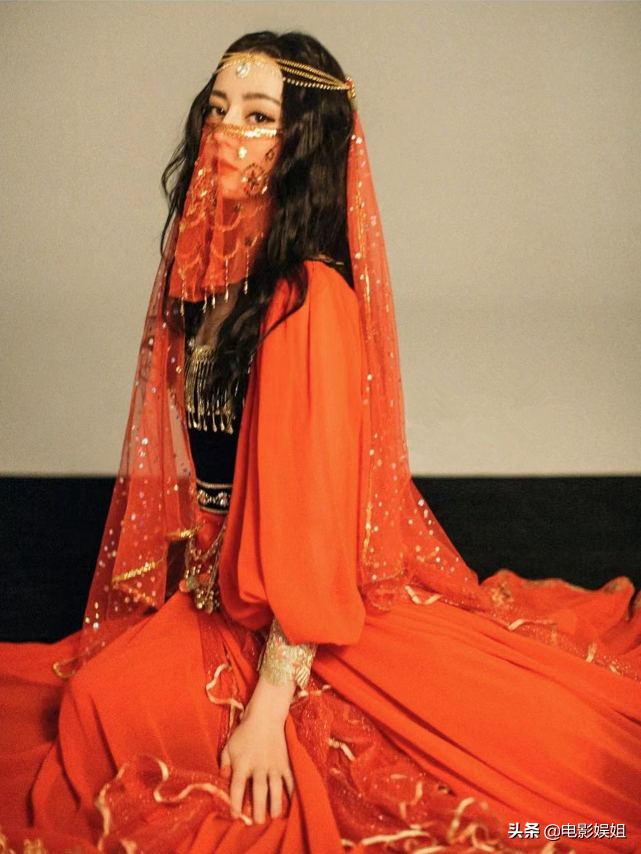女明星民族造型太可，杨超越灵气，赵今麦甜妹，迪丽热巴冷艳
