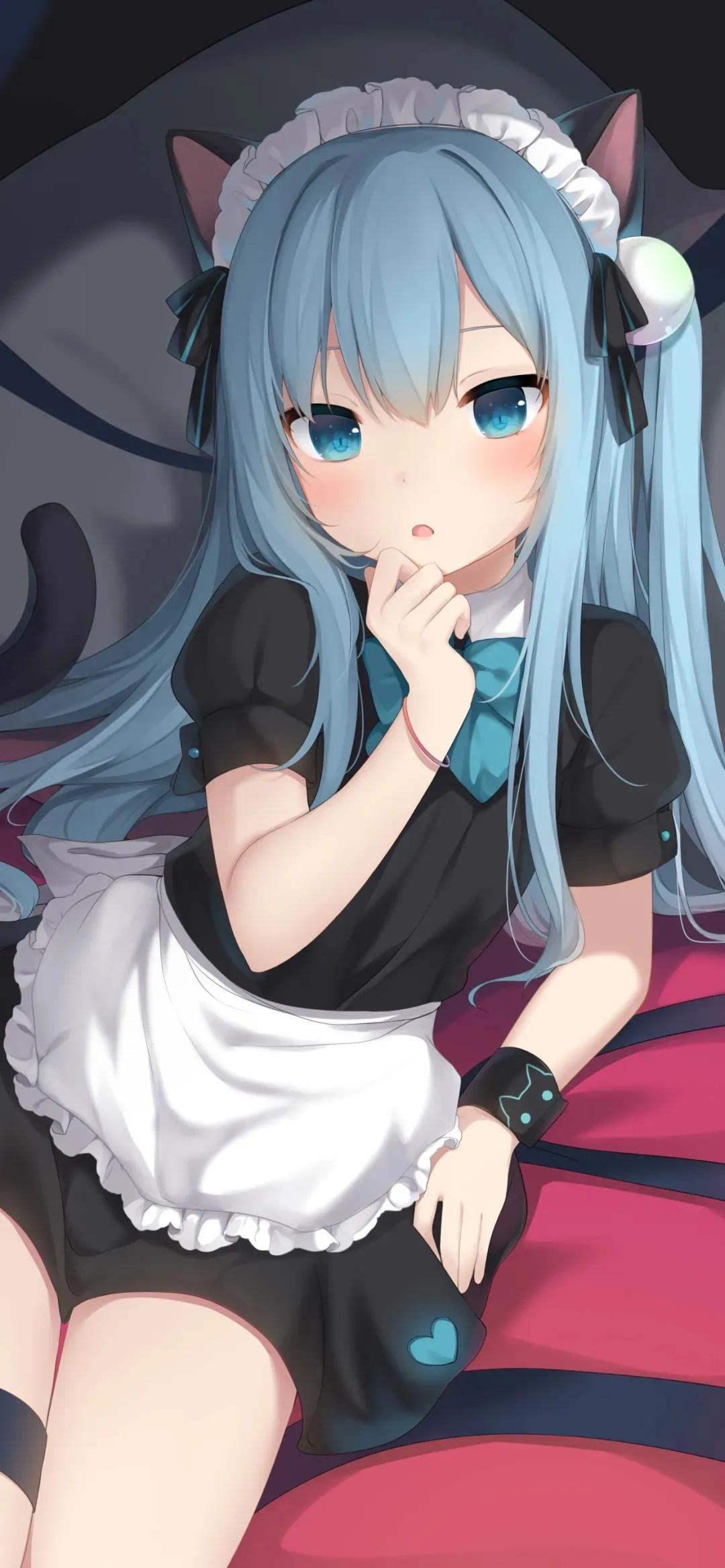 猫女二次元系列壁纸｜令人无法抗拒的萌神猫羽雫