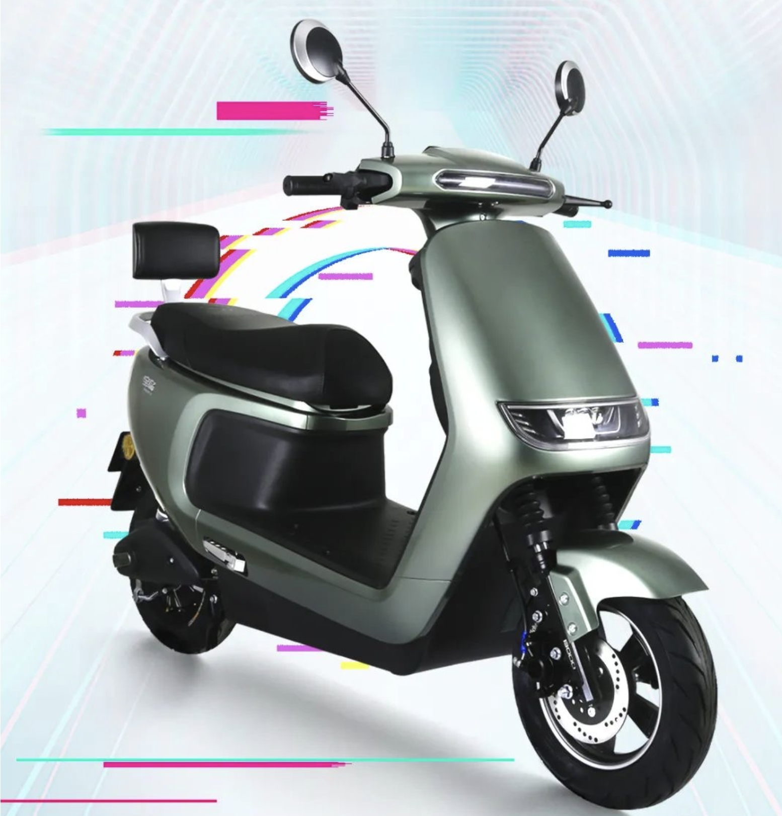 2款大功率电摩来了标配双碟刹续航180公里最高时速70kmh