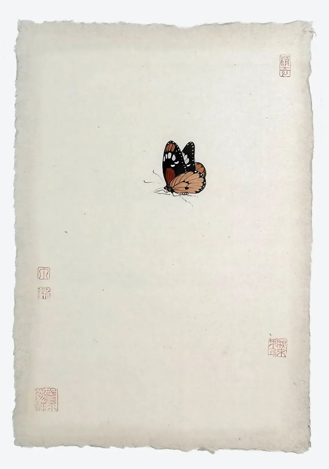 款款翩翩，不疑春深画中