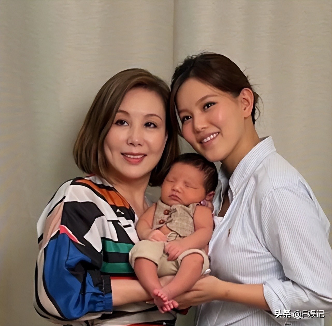 TVB老戏骨文雪儿宣布小女儿怀孕的喜讯 大女儿今年已经诞下儿子