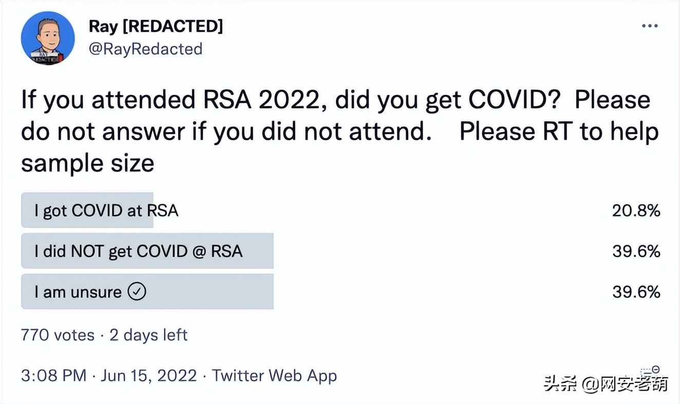 RSA 2022（美国信息安全大会）成新冠温床 大量参会者被曝阳性