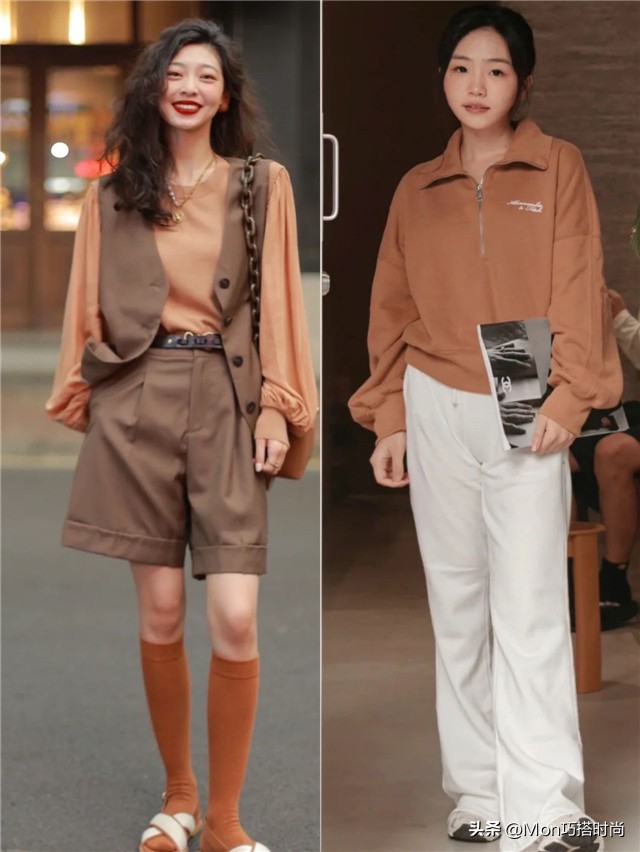 卡其色过时了，今秋流行“栗子色”，流行指数飙升，显白又衬肤