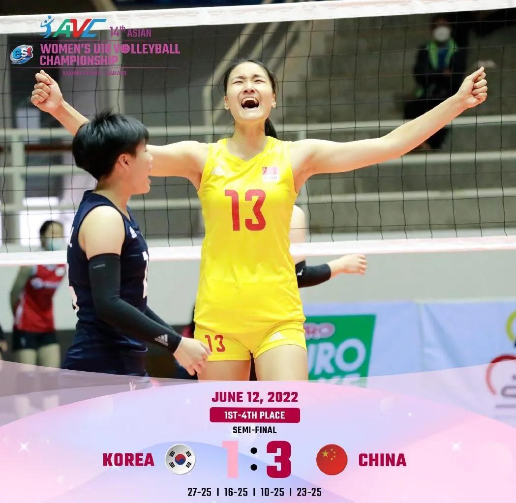 The Chinese U18 Women S Volleyball Team Advanced To The Final Facing Japan And Looking Forward To Revenge And Winning The Championship Laitimes