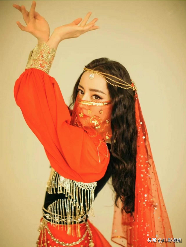 女明星民族造型太可，杨超越灵气，赵今麦甜妹，迪丽热巴冷艳