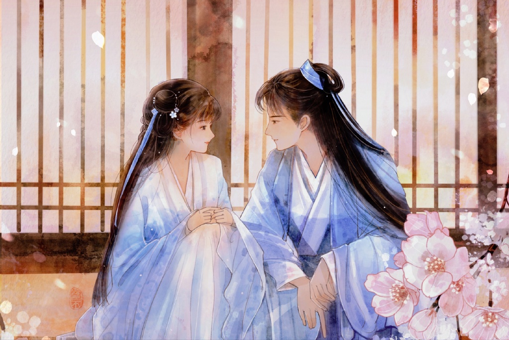 50句经典爱情诗词，深情浪漫，流传千年