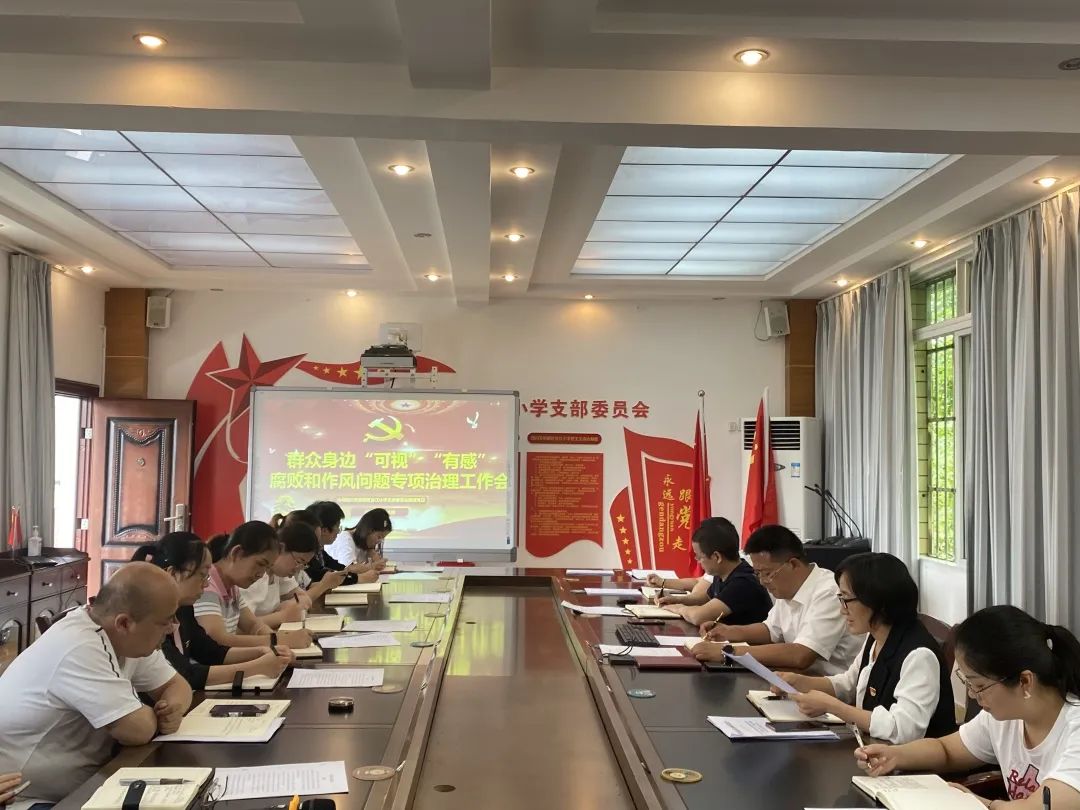 四川天府新区合江小学支部委员会开展固定党日暨党员教师学习活动