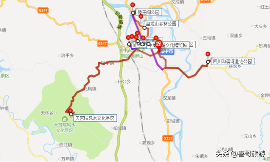 四川南充閬中市十大景區有哪些?自駕遊如何安排行程?