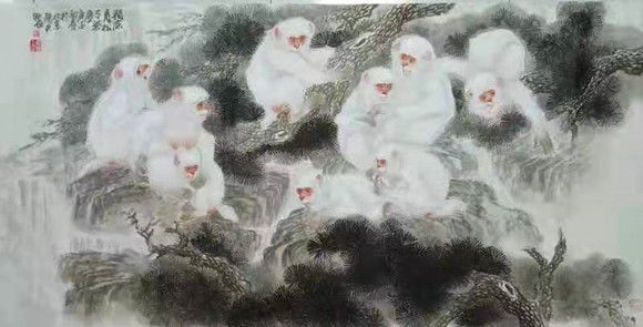 著名畫家 燕蕾字陽天—栩栩如生 出神入化