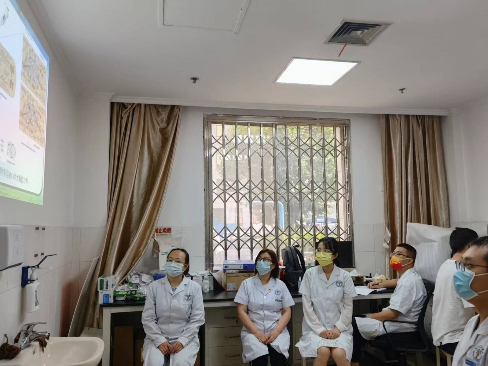 紧跟研究热点 西安市红会医院转化医学中心组织生物材料应用学习