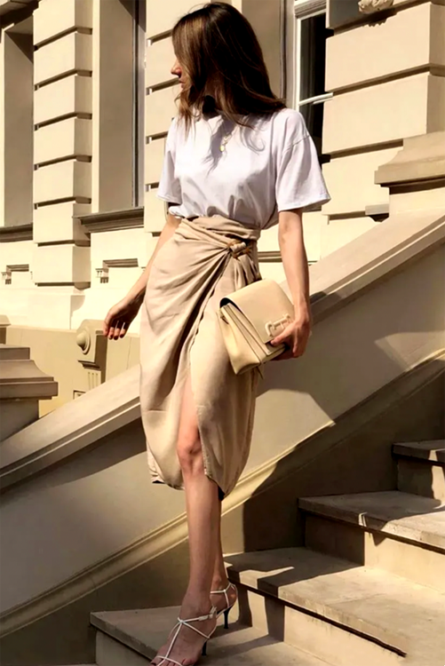 成熟女人春季穿搭开叉裙建议3不要3要尽显魅力与气场