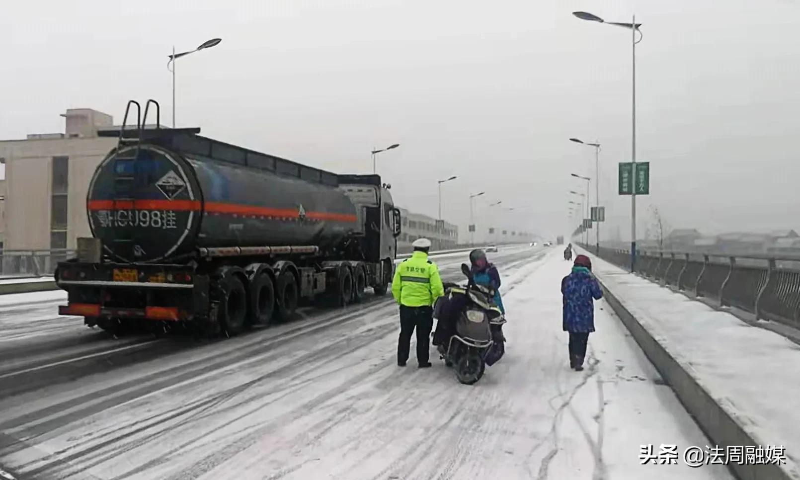 澧县交警：全力迎战今冬强降温降雪 守护道路交通畅安