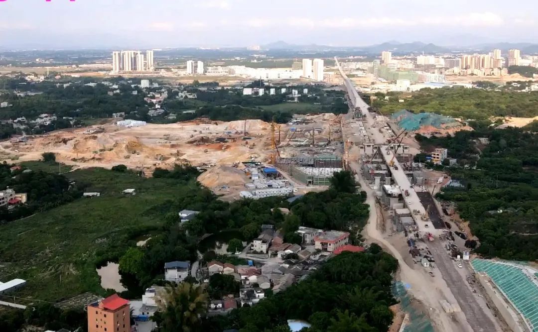 今年底完工(建成後擬改名為惠東站)惠東南站位於惠東縣陳塘村,這座