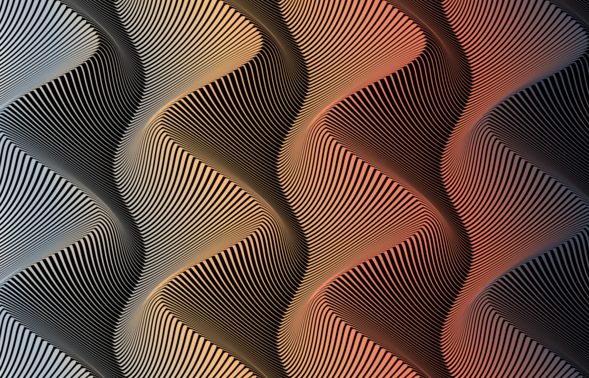 图案符号与韵律十足的视觉,艺术与商业美学