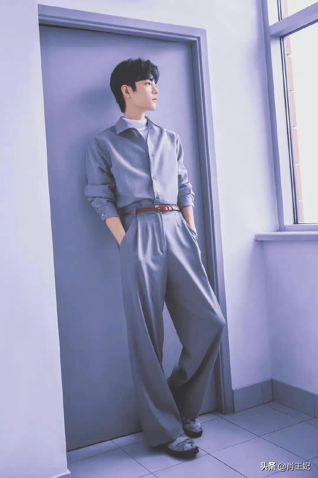 桃桃的一组生图,肖战的眼睛真好看,灵气逼人鲜花与少年绝配