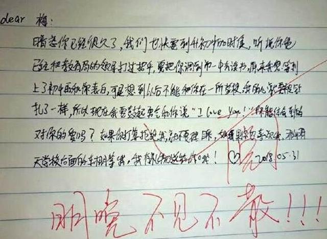 小学生写的8封情书，内容简单很直接，大学生都没有这个水平