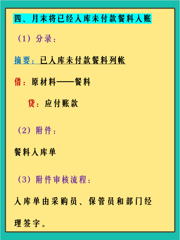 工作6年的餐饮会计直言：这份会计处理大全，建议新手人手一份