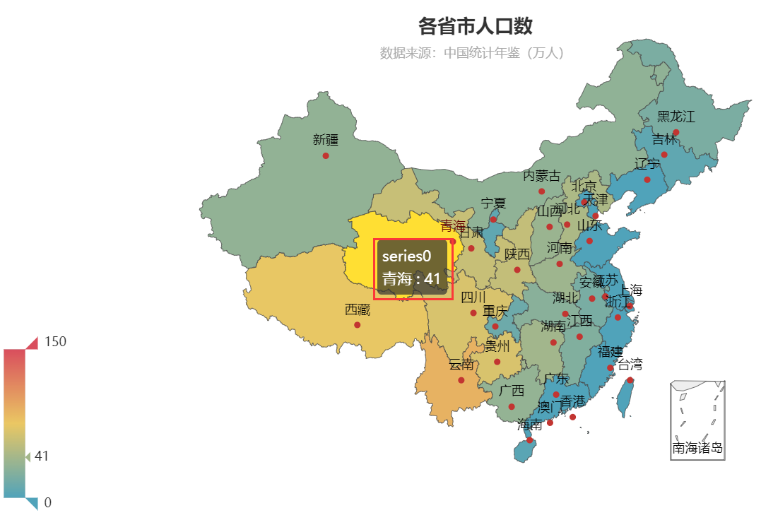 为啥Py<a href='/map/echarts/' style='color:#000;font-size:inherit;'>echarts</a>做出的图一个是彩色的，一个是黑白呢？