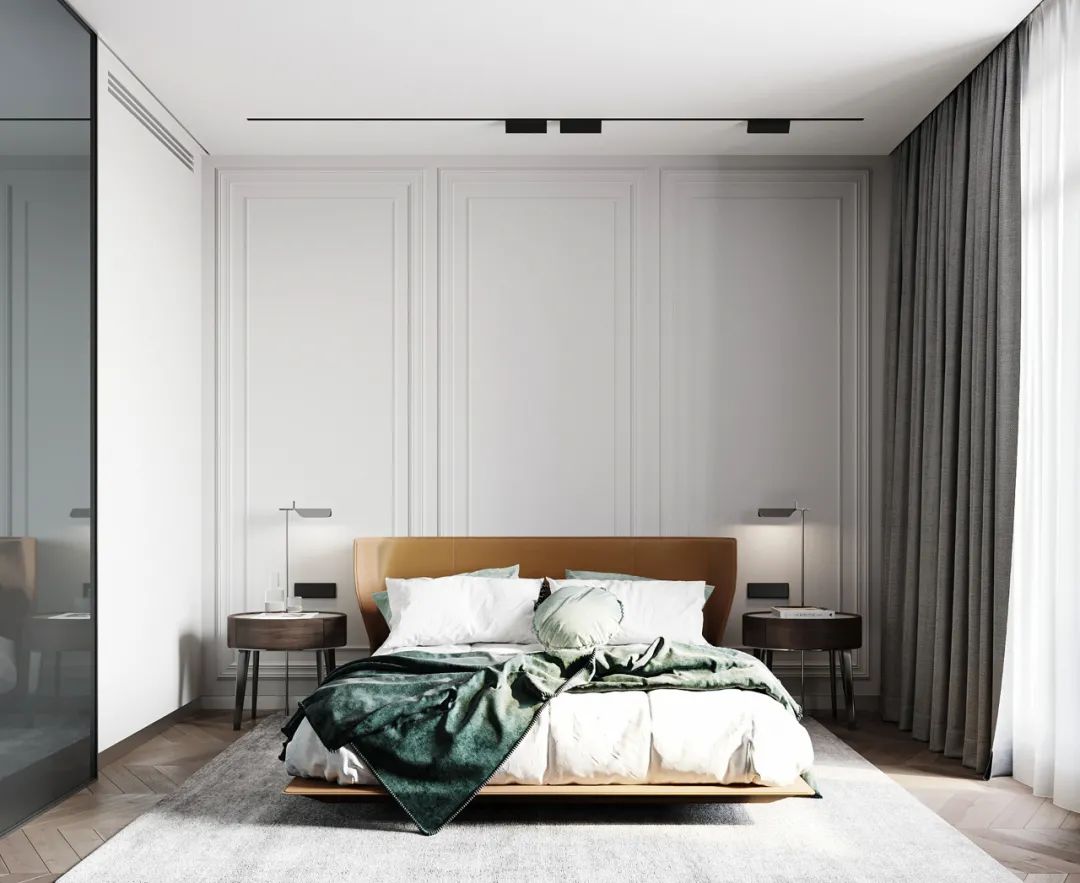 床头背景墙这样设计，把卧室改成了人人羡慕的空间，高级且耐用