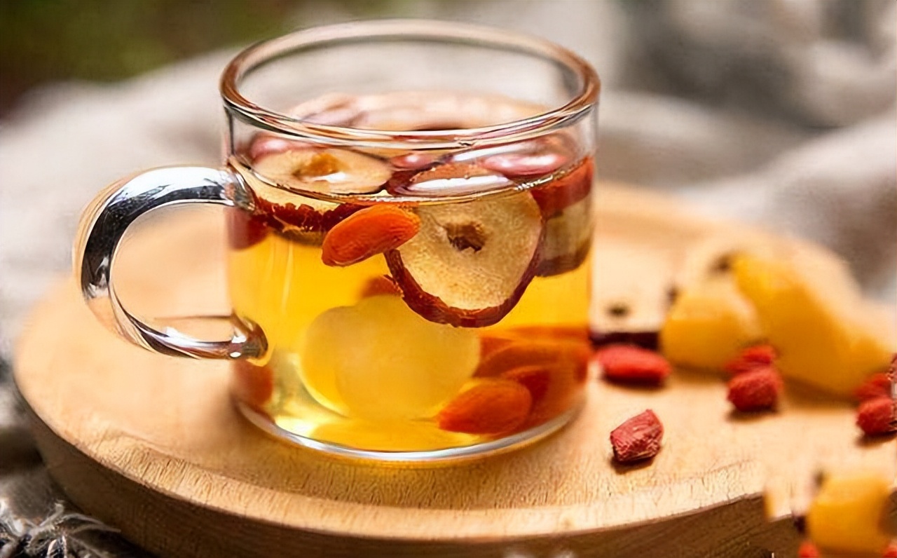 红枣枸杞茶真实图片图片