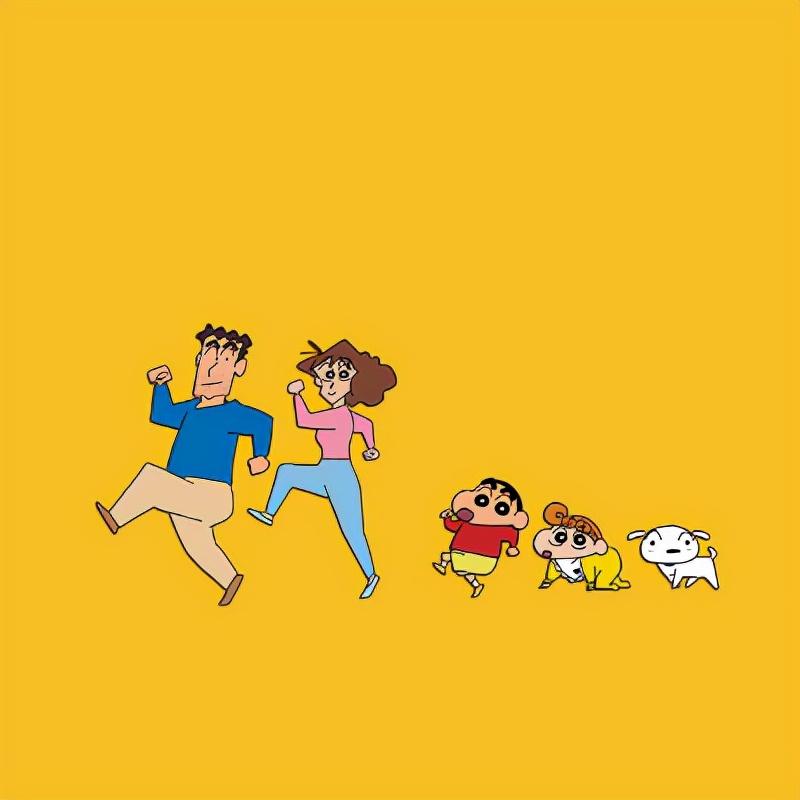 超可爱的蜡笔小新朋友圈背景图
