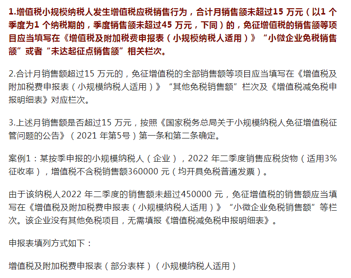 小规模纳税人：4月开始免征增值税，发票该咋开申报表该咋填