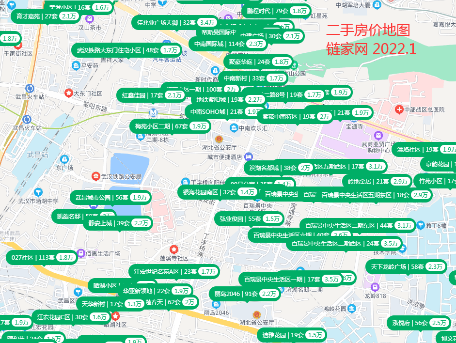 武汉学区系列53：中南丁字桥百瑞景片小学简介及对口小区概况