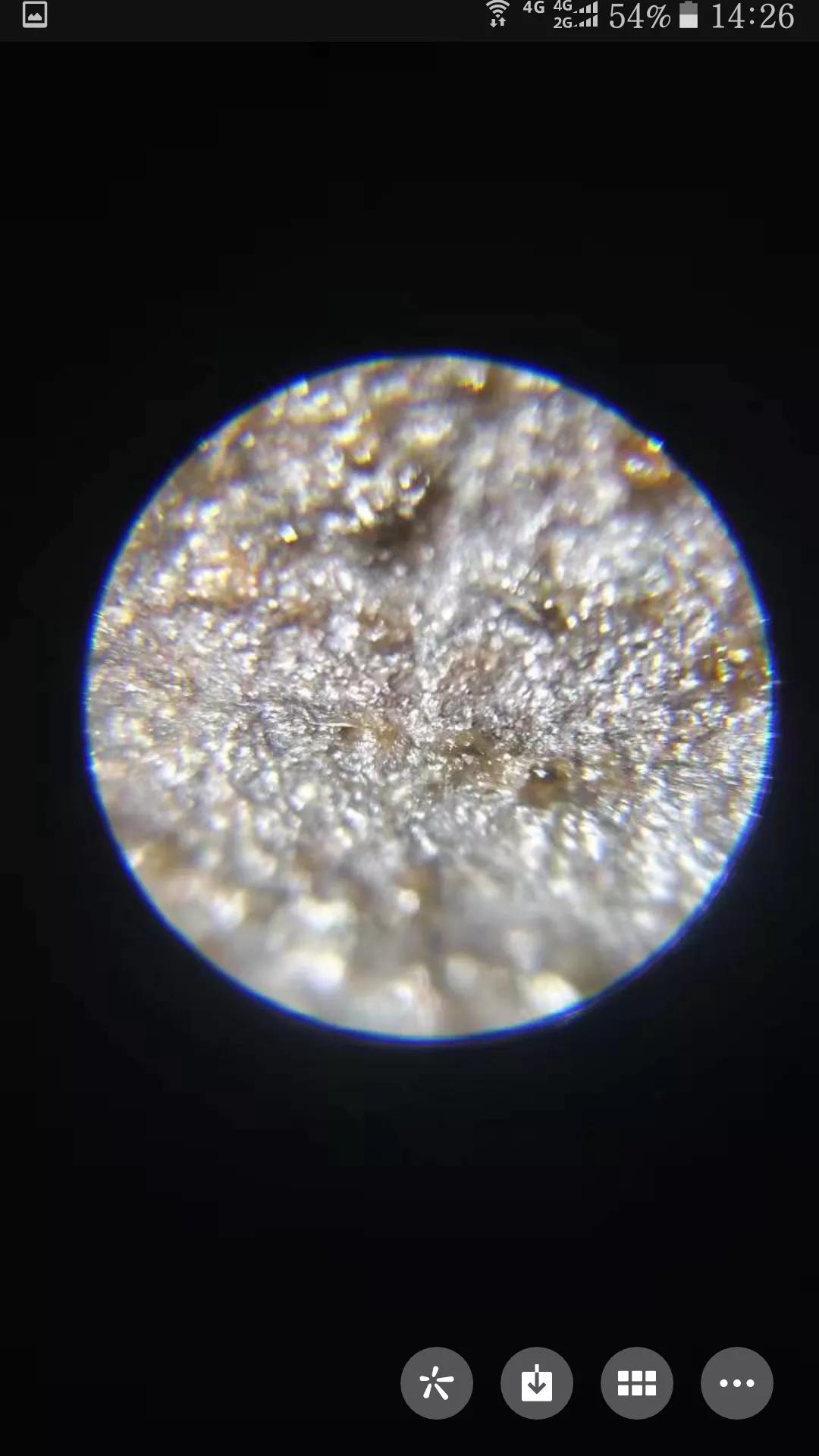 经过燃烧的克里普陨石，