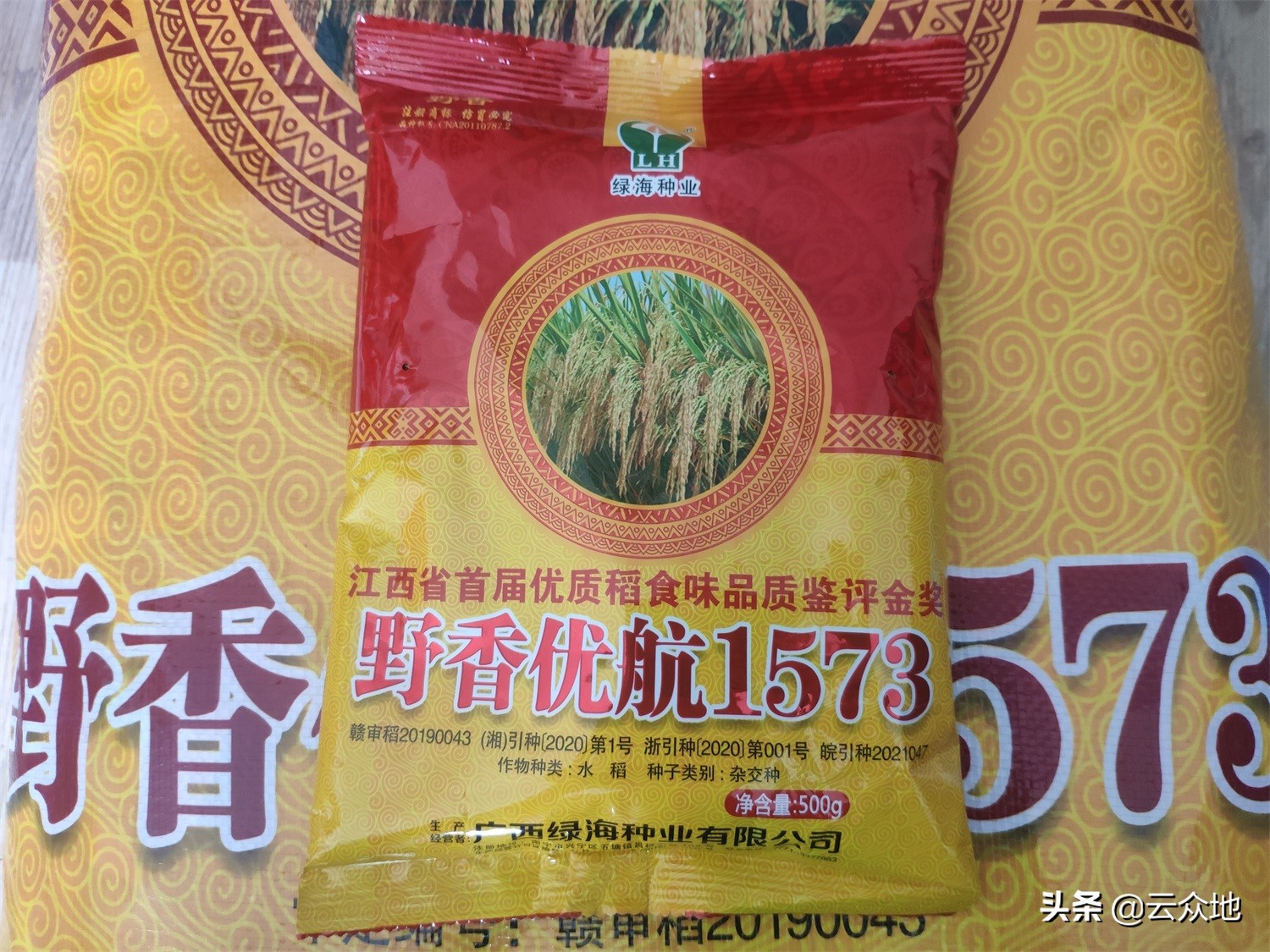 购买水稻种子图片