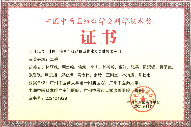 荣誉广安门医院妇科针灸科研究成果分获中国中西医结合学会科学技术一