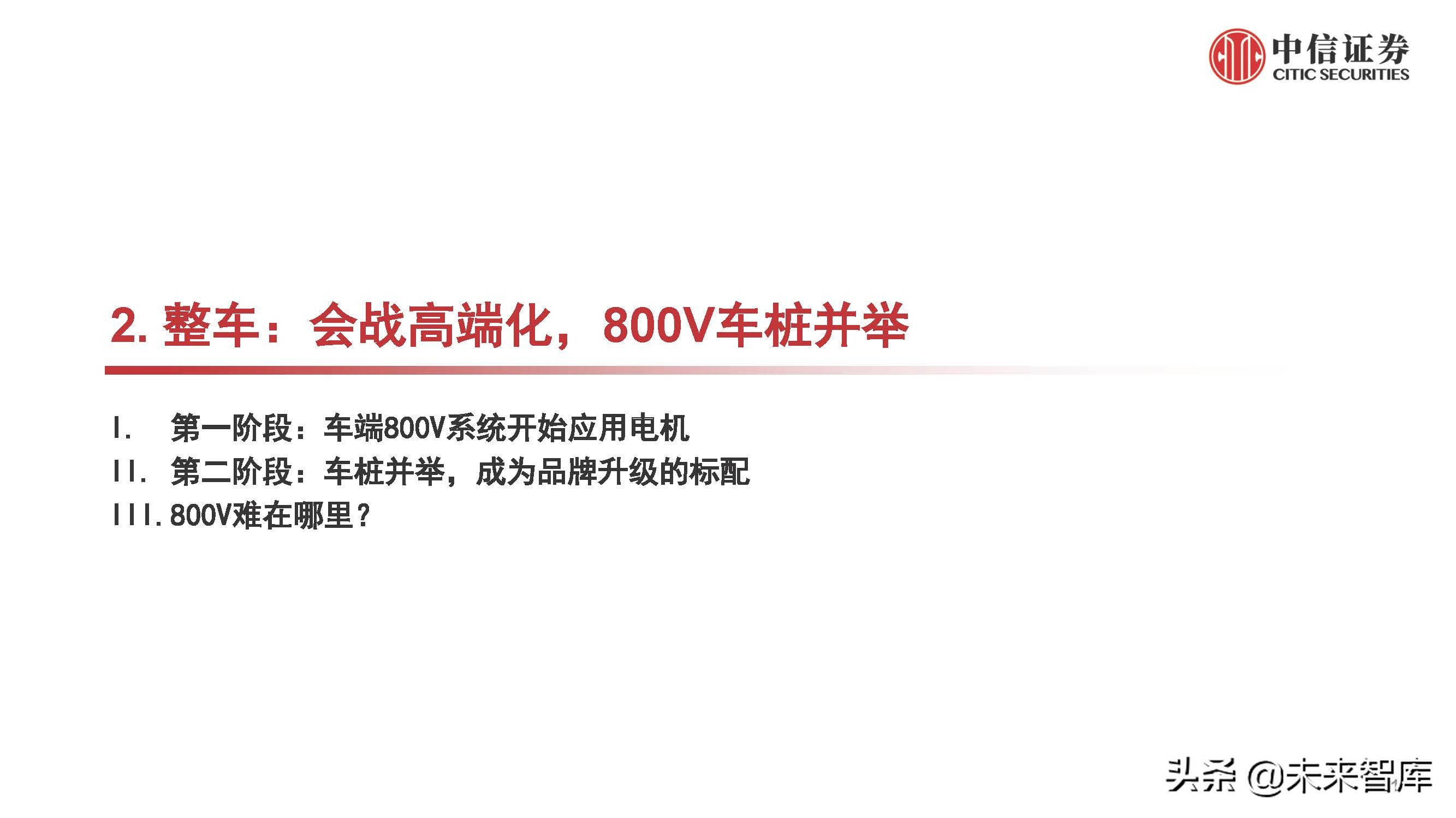 电动汽车800V产业链专题研究：掘金技术升级，优选受益龙头