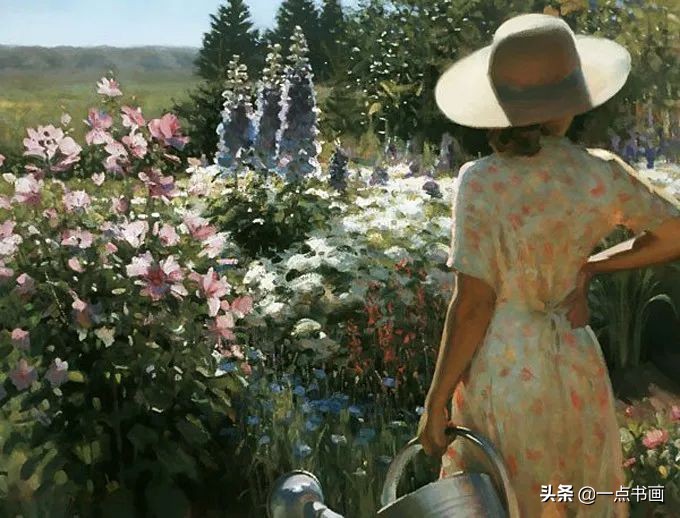 阳光下的油画世界，光影一流
