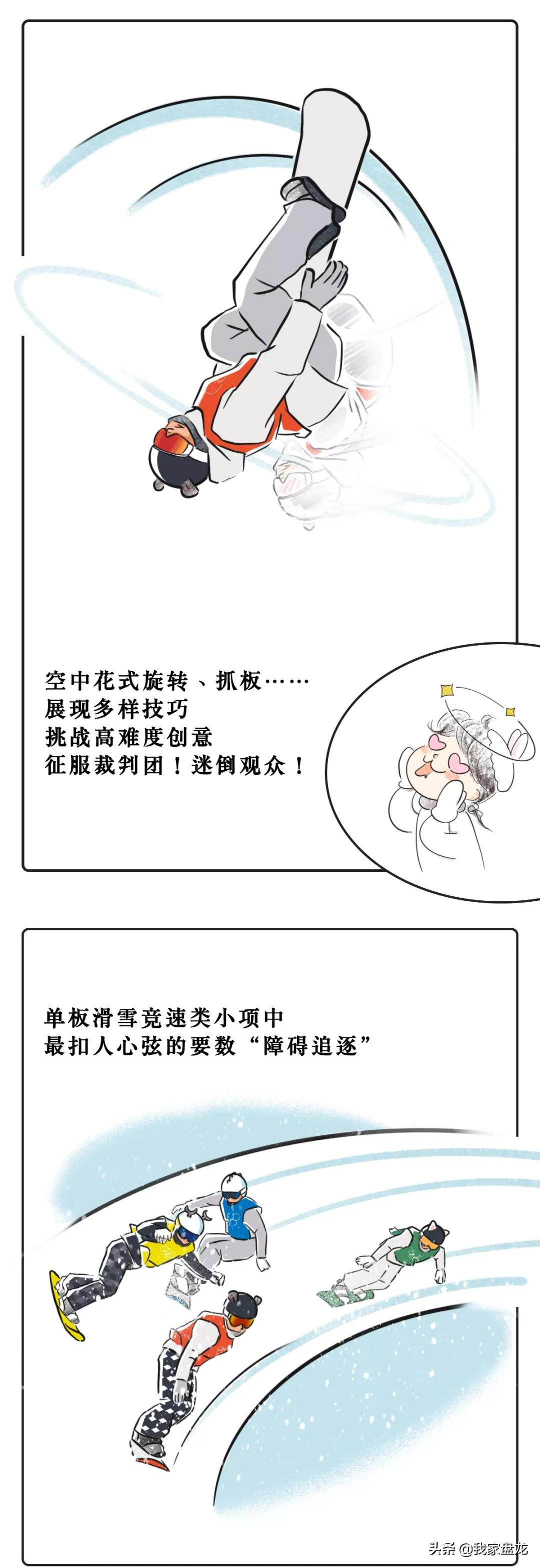 奥运会都有哪些项目的画法(一条漫画带你看懂北京冬奥会15个比赛项目！)