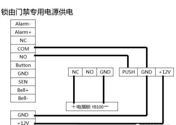 各种门禁系统接线