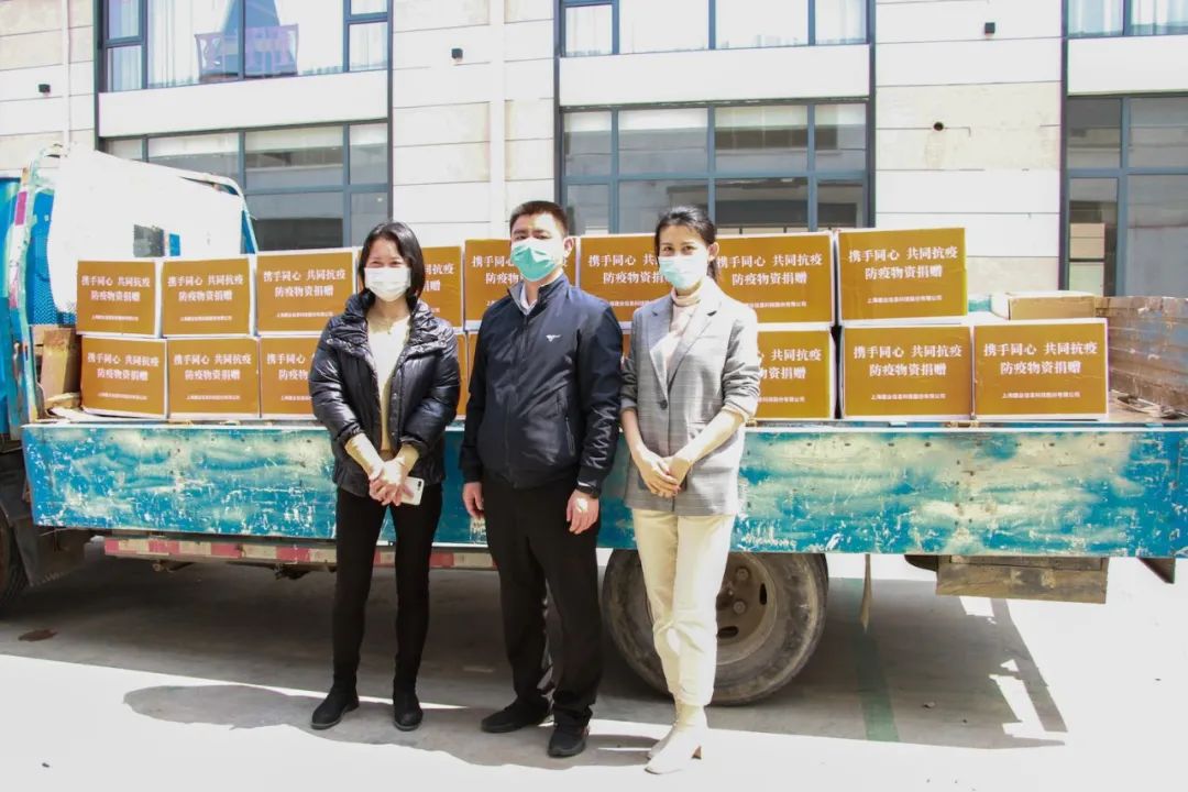 同心抗疫、温暖延续，建业科技向上海松江九里亭街道捐赠防疫物资