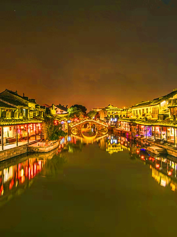 夜游千年古镇西塘,迷人的夜景让你不虚此行