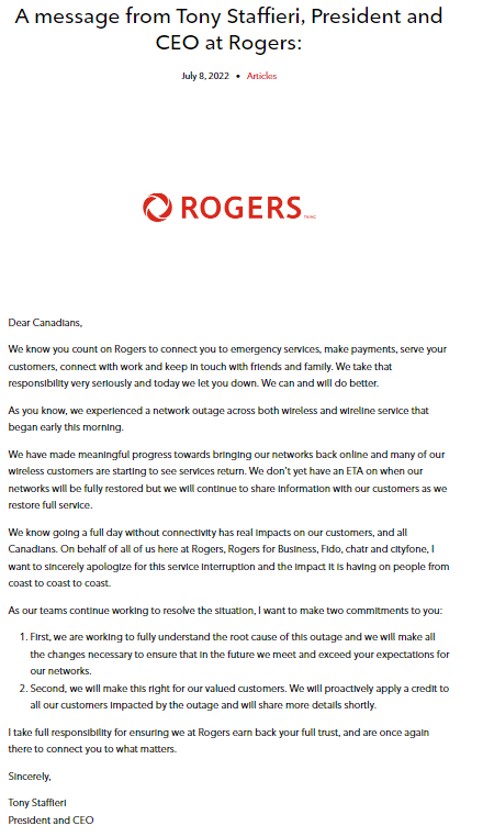 Rogers断个网 半个加拿大瘫痪都不算啥 最心碎的是他们